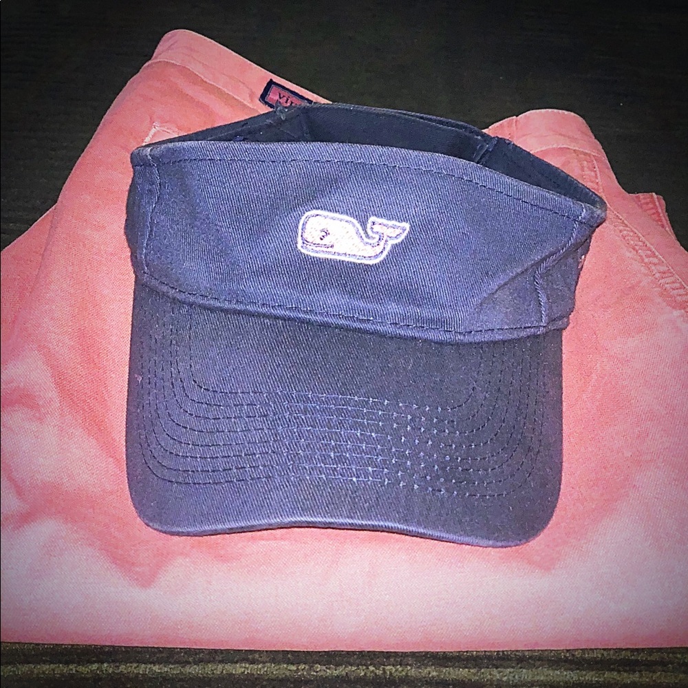 Vineyard Vines Logo Visor/ Navy